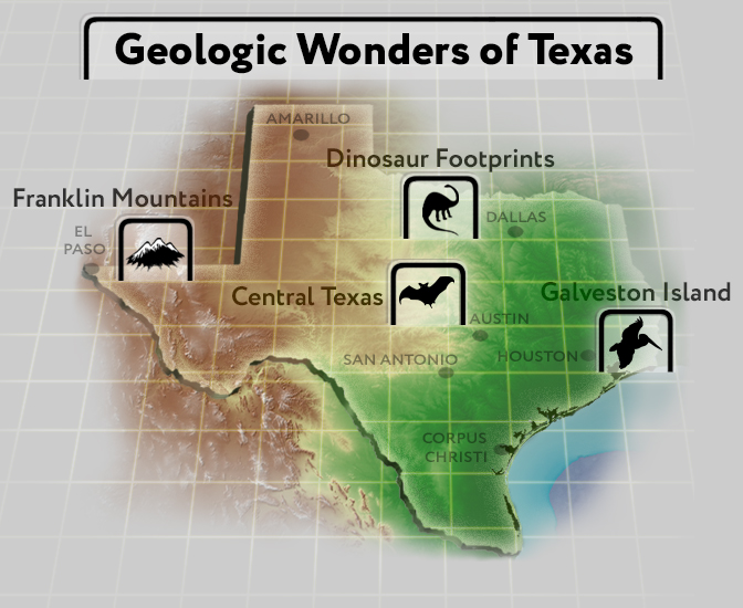 Geologic Wonders Of Texas Bureau Of Economic Geology 9883