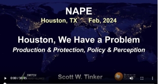Dr. Scott Tinker Expo Lunch Keynote Presentation NAPE 2024